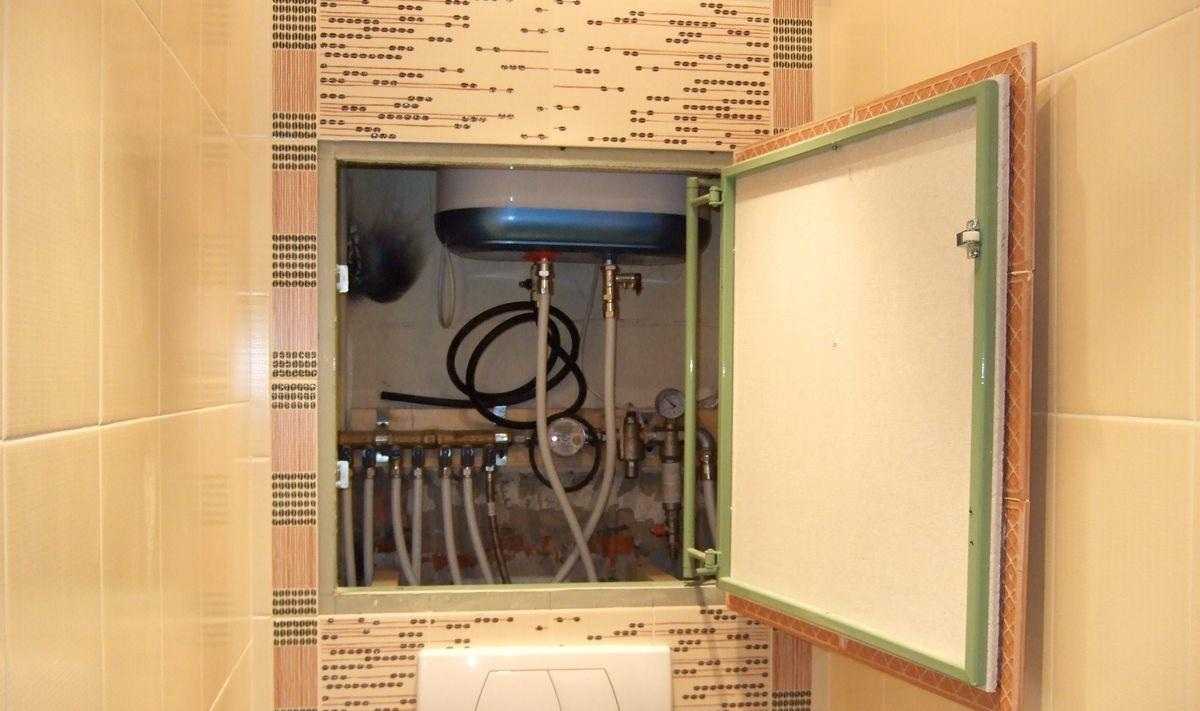 Как спрятать трубы в туалете?