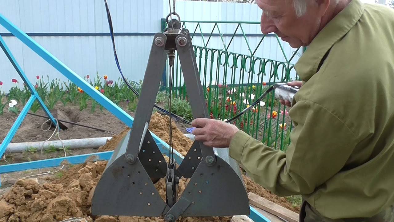 Грейфер для чистки колодца: как самому сделать и использовать