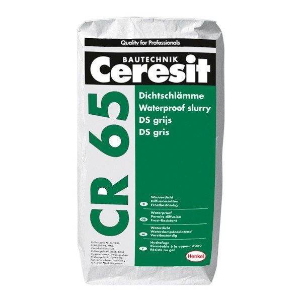 Гидроизолятор ceresit cr 65: описание, использование