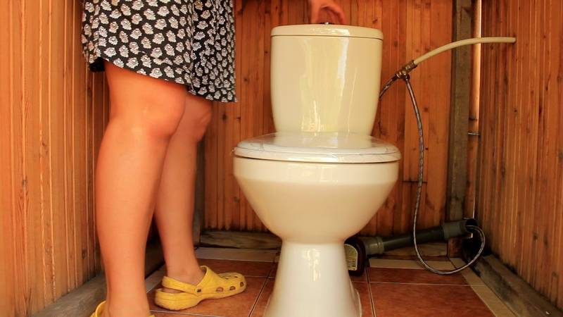Туалет на даче с унитазом: как сделать и установить самостоятельно