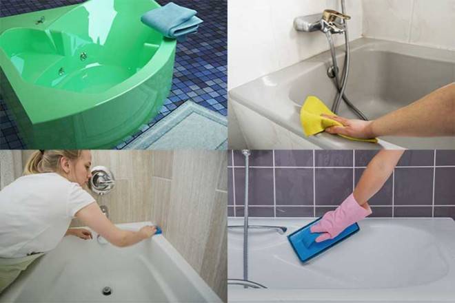 Чем мыть акриловую ванну в домашних условиях: народные средства, бытовая химия