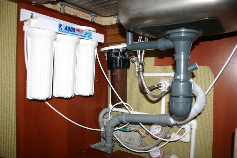 Установка фильтра для воды под мойку: как подключить проточный очиститель на кухне, куда установить кран прибора
