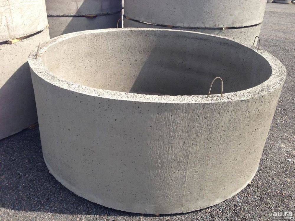 Кольца бетонные для канализации и колодца- вес и размер