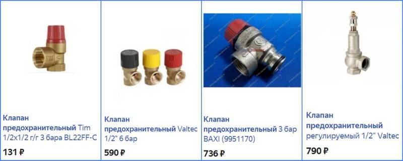 Как выбрать предохранительные клапаны для котла отопления, их предназначение и установка