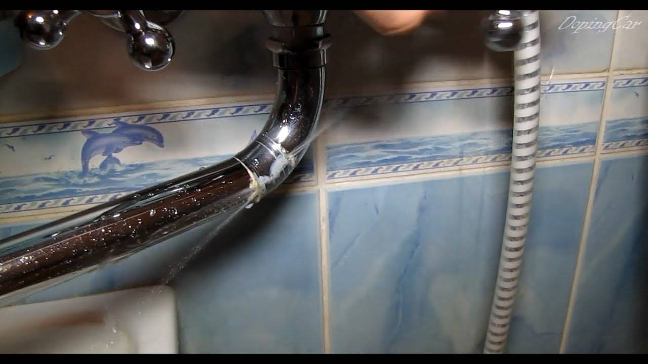 Ремонт гусака смесителя в ванной своими руками как снять, поменять и отремонтировать