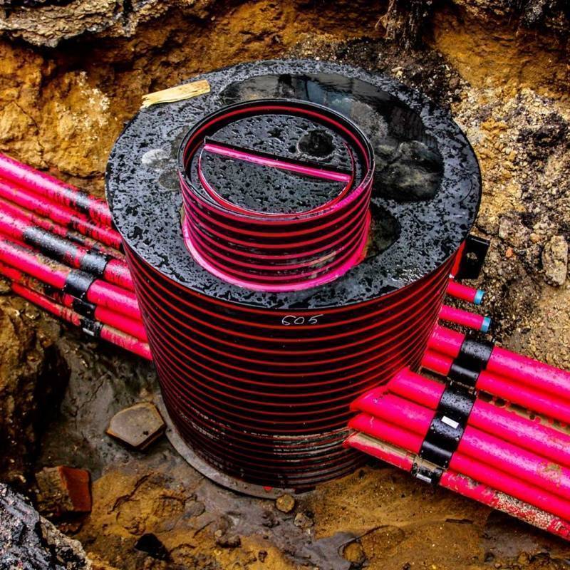 Прокладка кабелей по внутриобъектовой канализации – раздел 5.5 сети связи