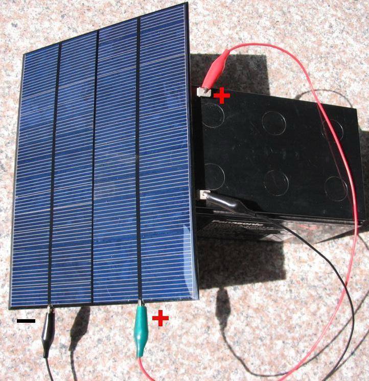 Аккумулятор для солнечных батарей 12