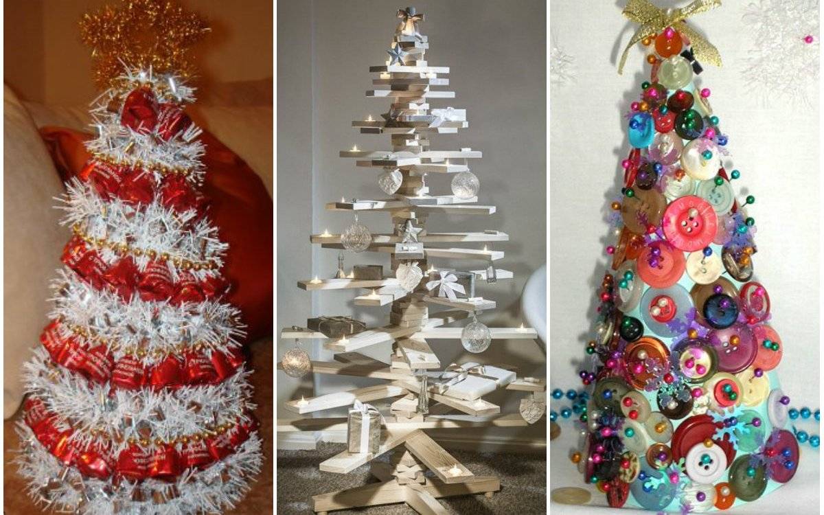 Как сделать новогоднюю елку своими руками: 10 оригинальных идей ???? стол, елка, атрибуты