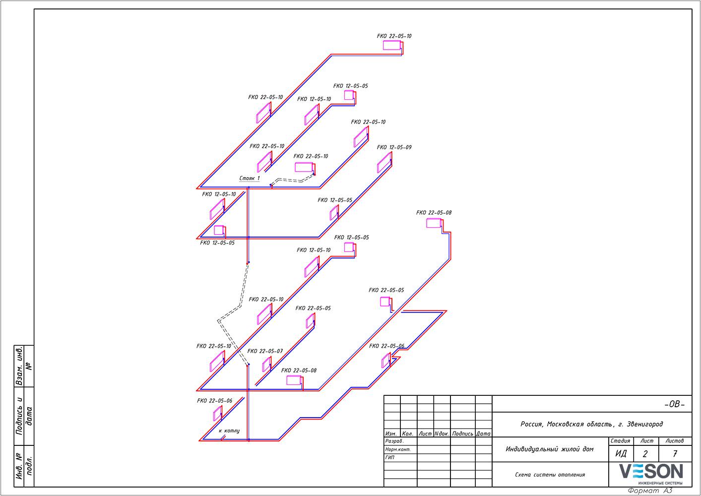 Схема канализации: аксонометрическая схема жилого дома, устройство системы