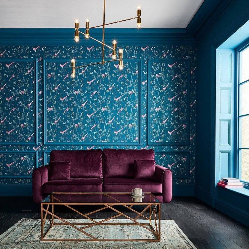Дизайн зала в квартире — фото 2020: современные идеи, обои двух цветов