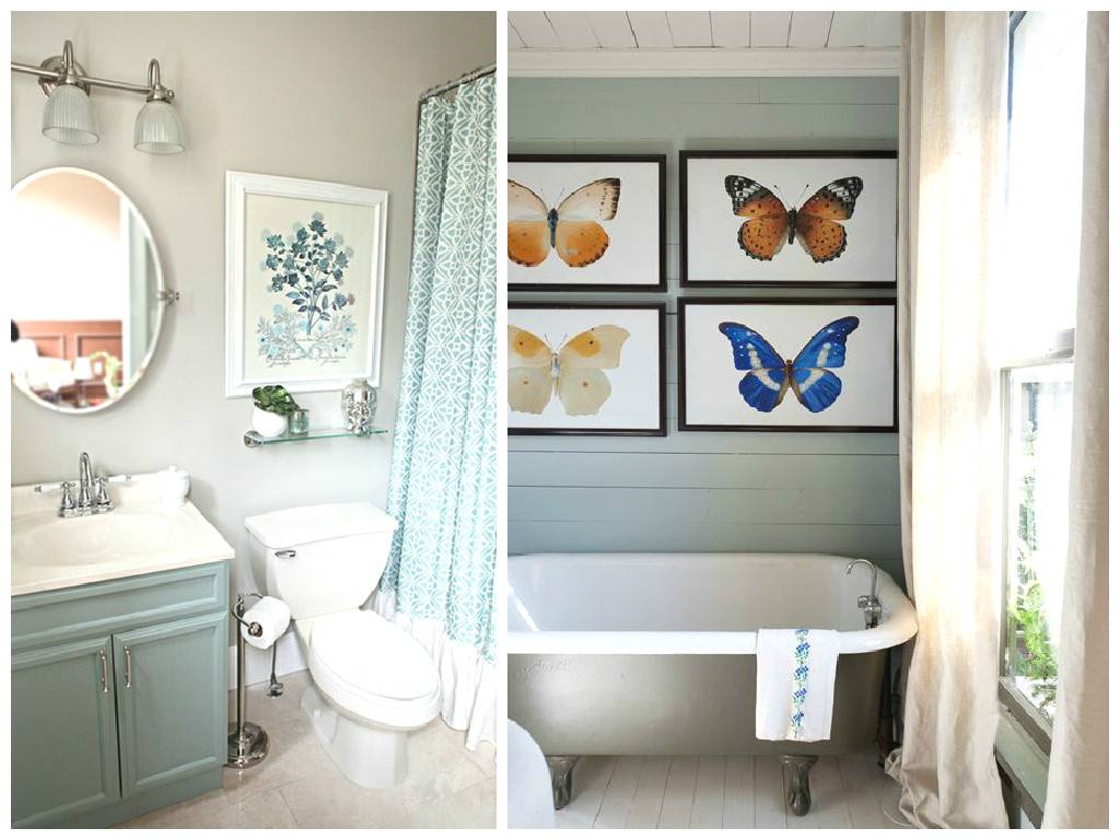 10 интересных идей для декора ванной комнаты: способы декорирования стен и пола