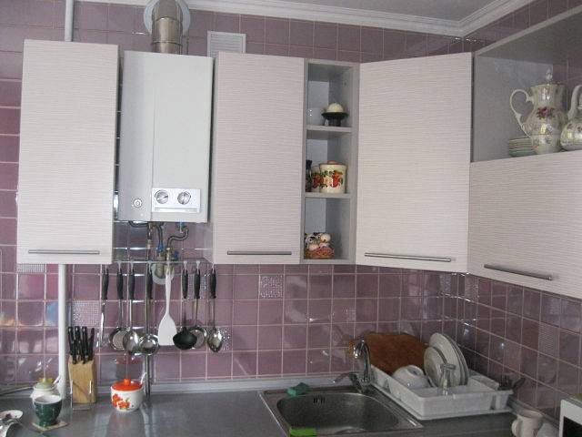Как спрятать или обыграть газовый котел на кухне, что влияет на выбор подходящего метода монтажа - 24 фото