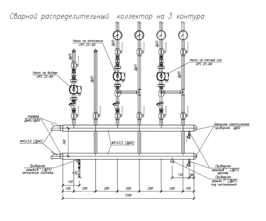 Диаметр труб системы отопления: расчет, формула, подбор