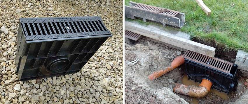 Дождеприемник для ливневой канализации: монтаж и фото