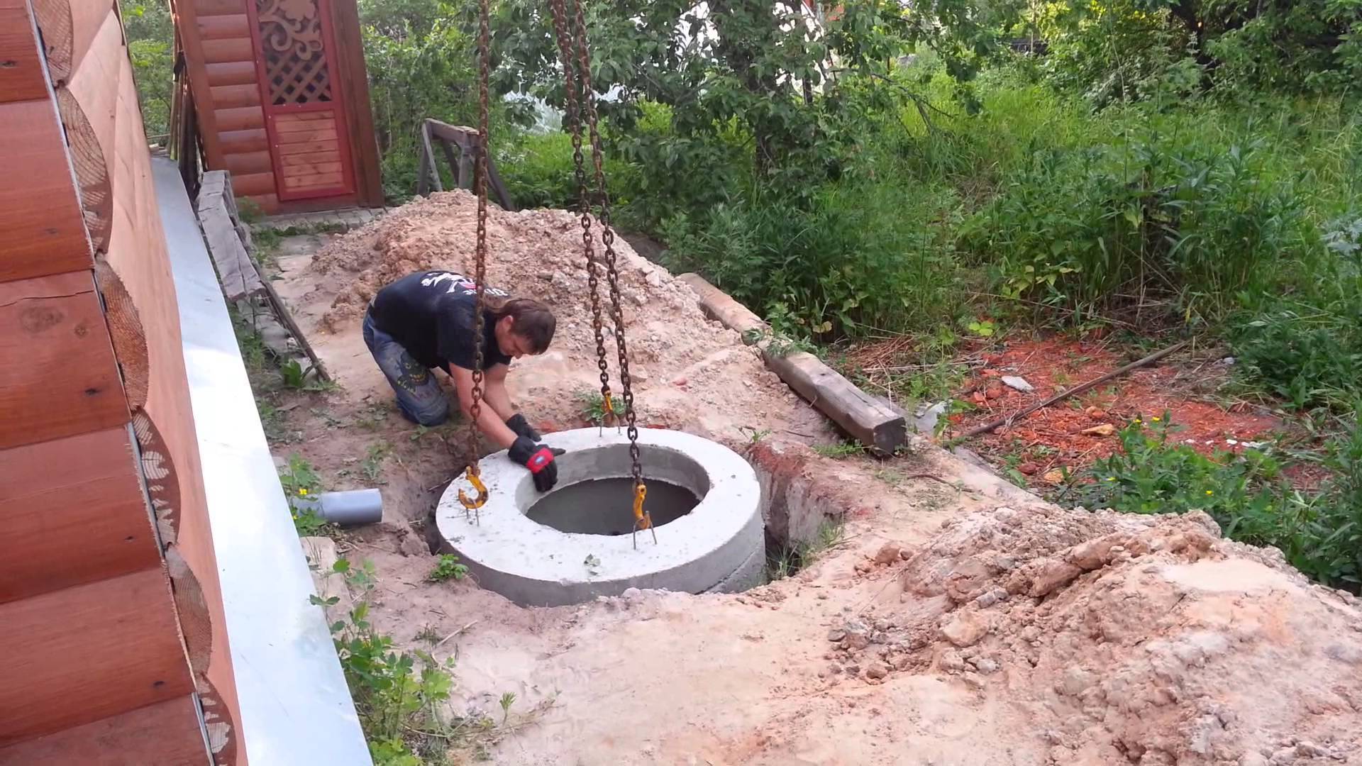 Септик для дома — канализационная яма без откачки: устройство, поэтапное изготовление своими руками из бетонных колец и другие варианты (15 фото & видео)