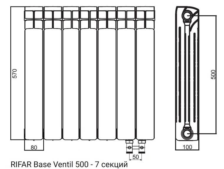 Установка и подключение биметаллических радиаторов отопления – использование запорной арматуры, фитингов