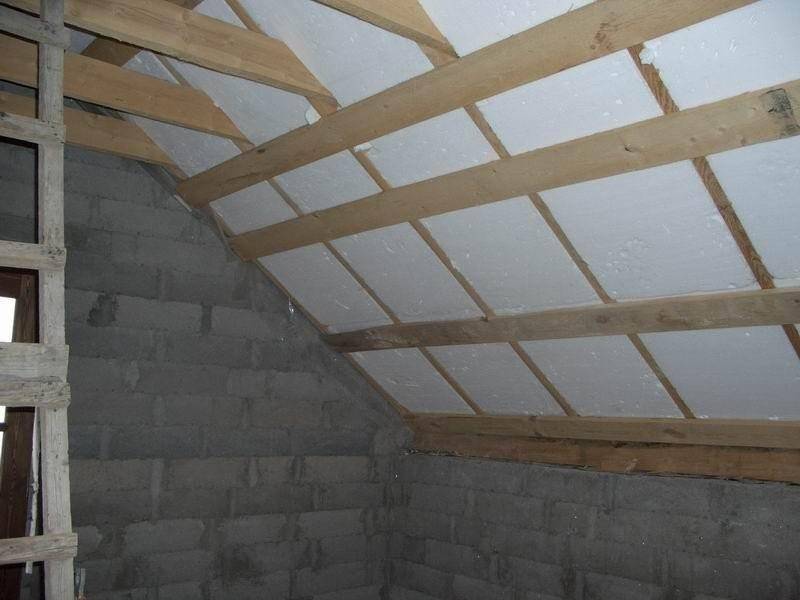 Как сделать утепление потолка в частном доме своими руками – выбор материала, правила монтажа