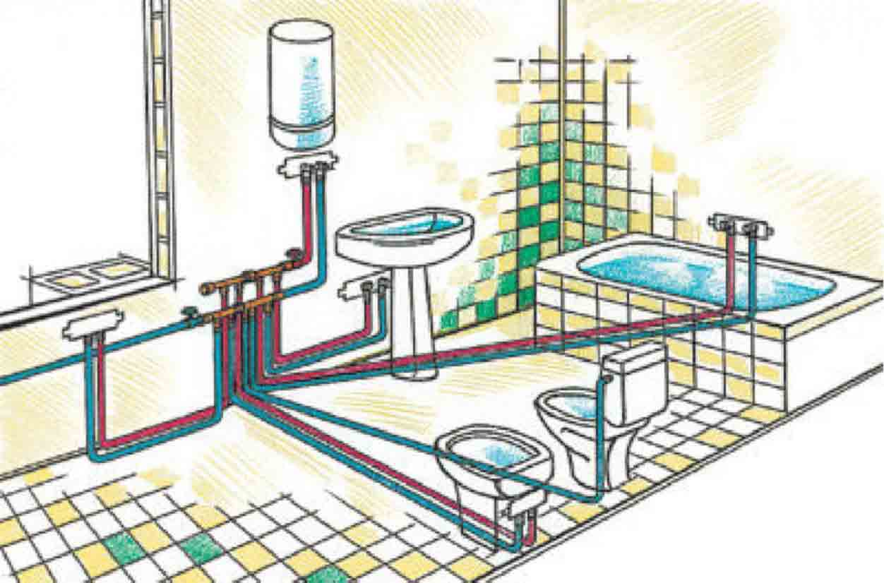 Устройство канализации в частном доме своими руками: схема, разводка, монтаж