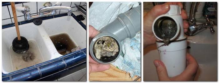 Устранение засора труб самостоятельно: химически, вантузом, тросом; в квартире и в локальной канализации
