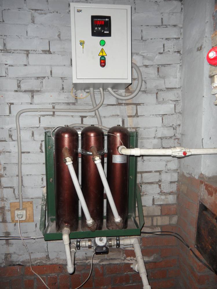 Индукционный электрический котел для отопления частного дома