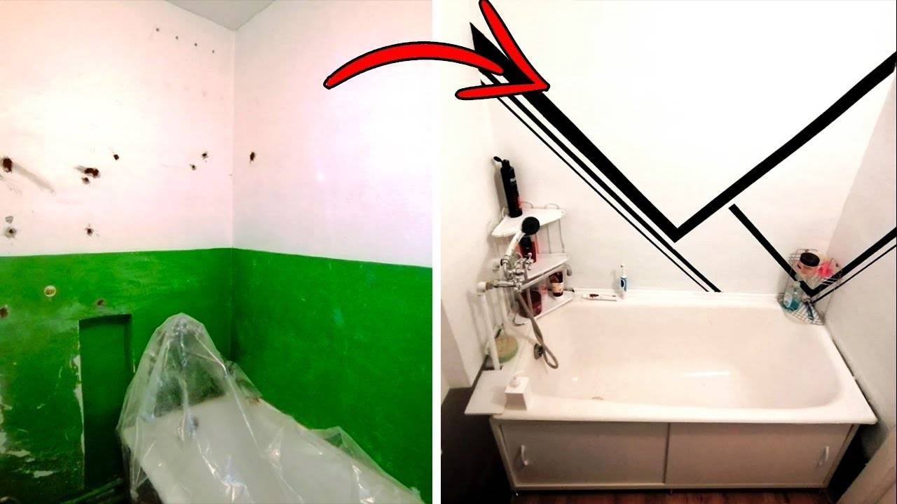 Как обновить ванную комнату без ремонта своими руками