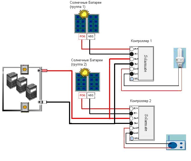 Простой контроллер заряда для солнечной панели