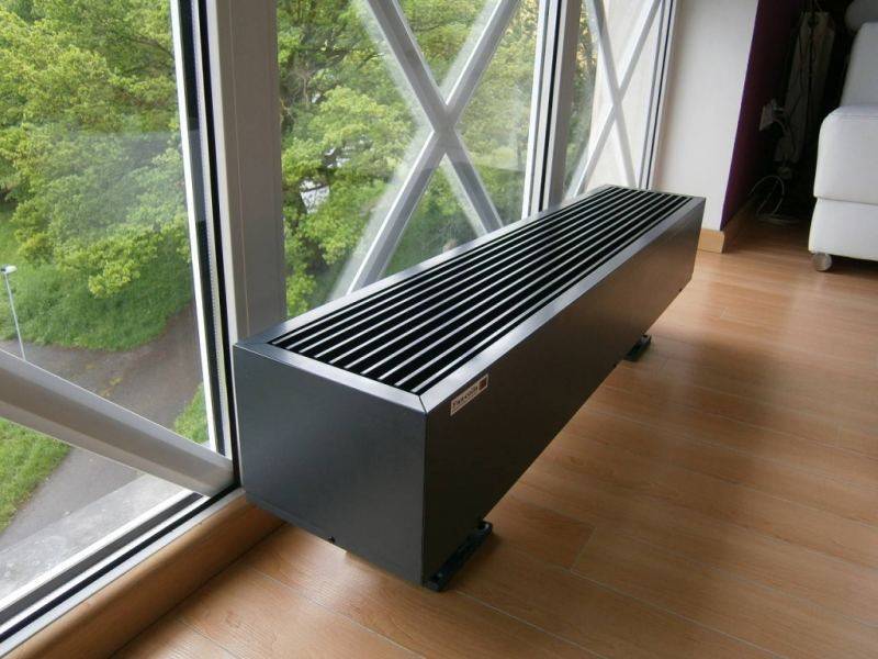 Напольный радиатор: критерии выбора для отопления дома, особенности и виды
