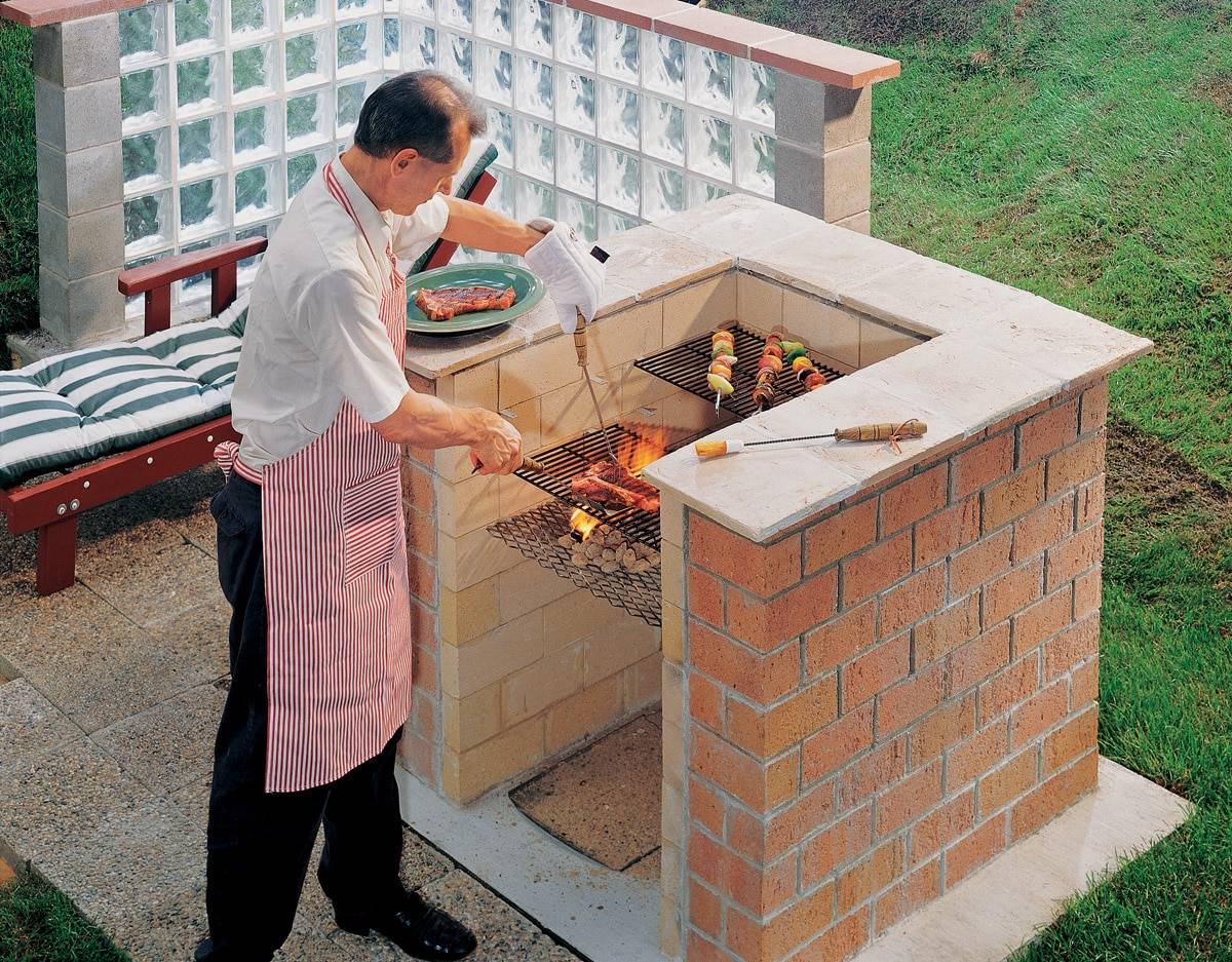 Как правильно сделать стационарную печь, барбекю и мангал из кирпича на даче своими руками: пошаговая инструкция, достоинства и недостатки — gidkaminov