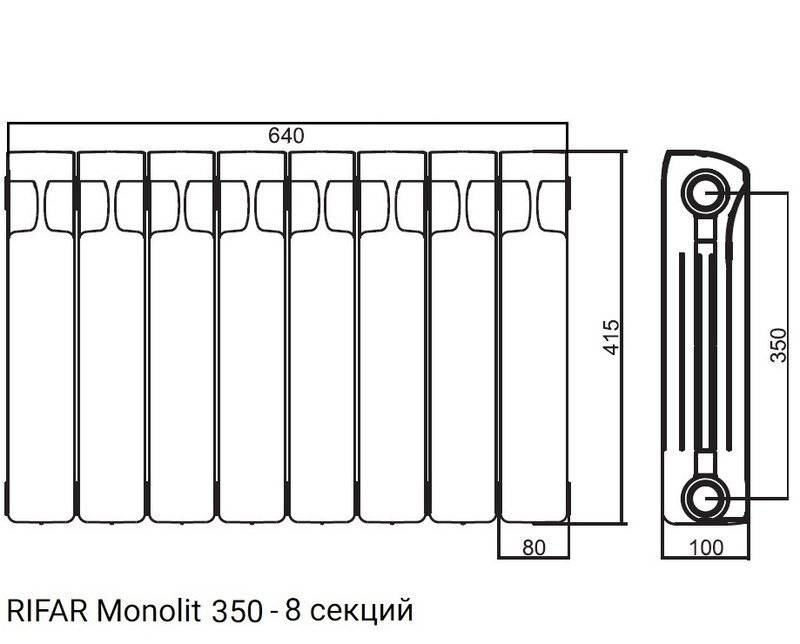 Радиаторы отопления биметаллические рифар монолит 500 характеристики – vashslesar.ru