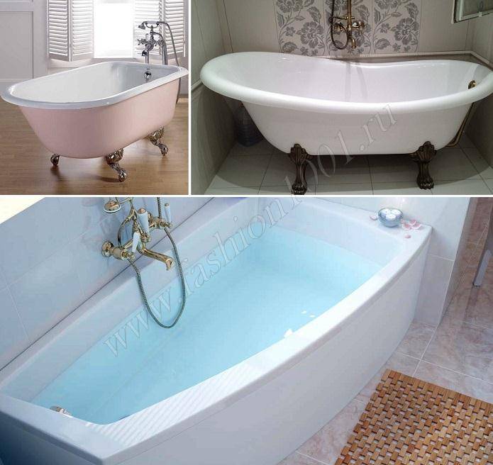 Какая ванна лучше чугунная, акриловая или стальная