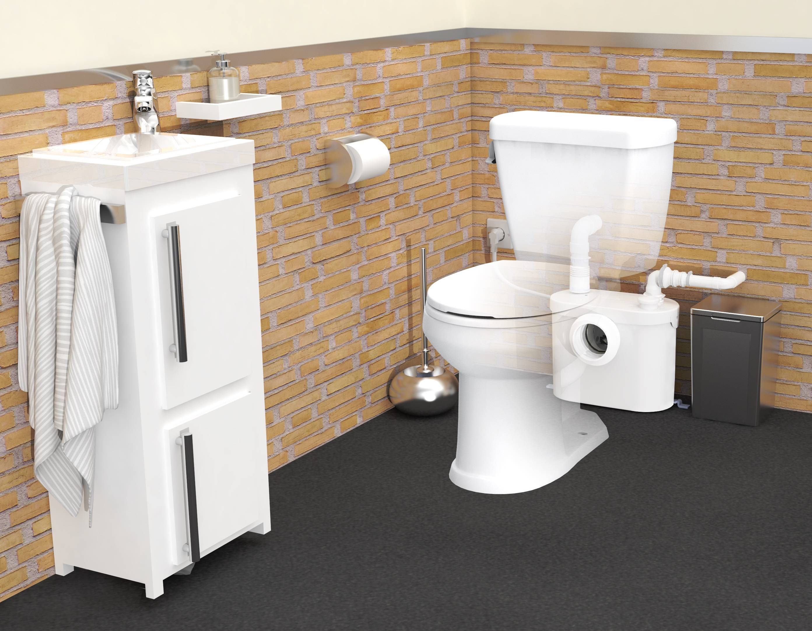 Выбор и установка туалетных насосов с измельчителем для принудительной канализации