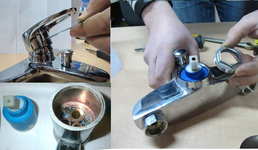 Устройство смесителя для кухни: ремонт однорычажного крана