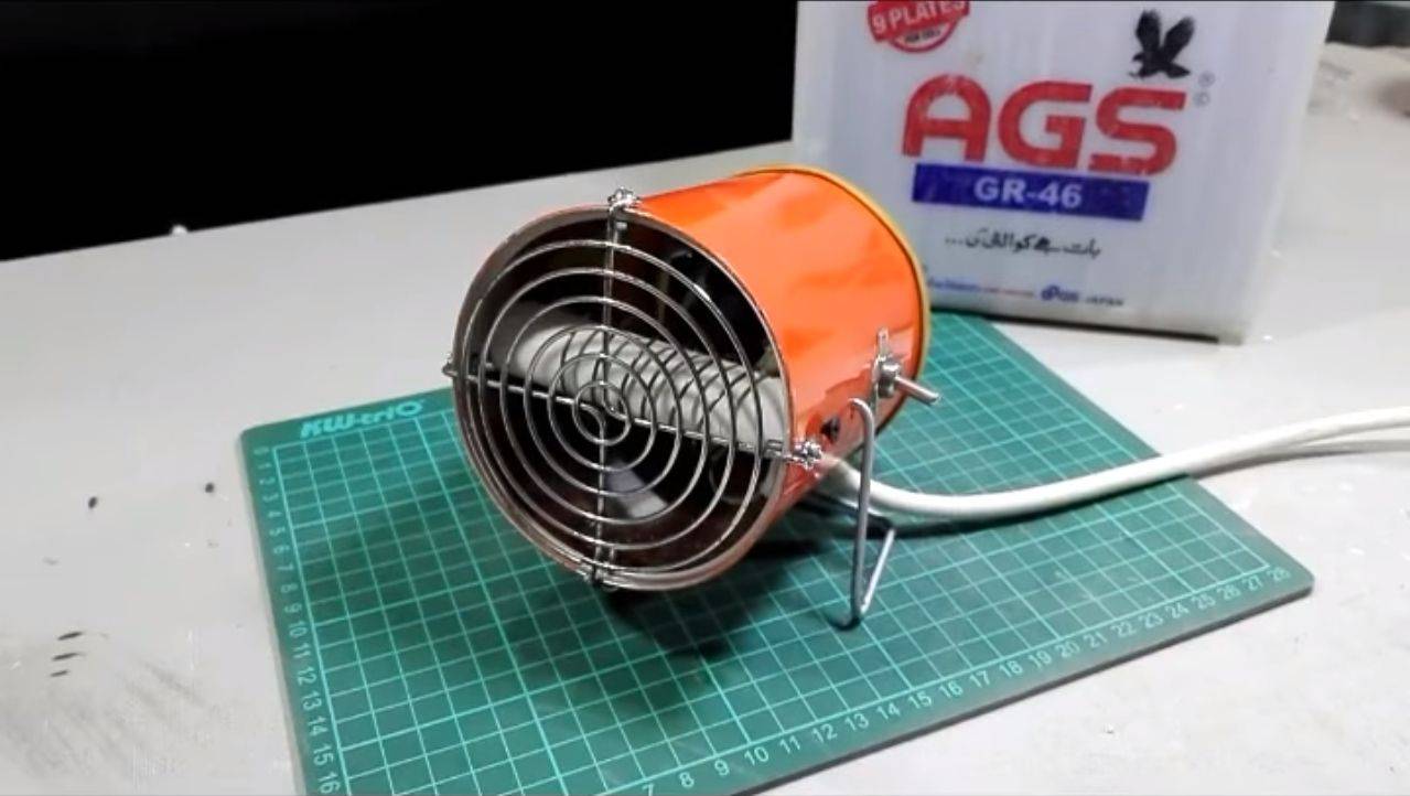 Как сделать тепловентилятор своими руками — устройство самодельного агрегата