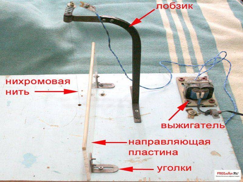Самодельный станок для резки пенопласта – электрическая схема