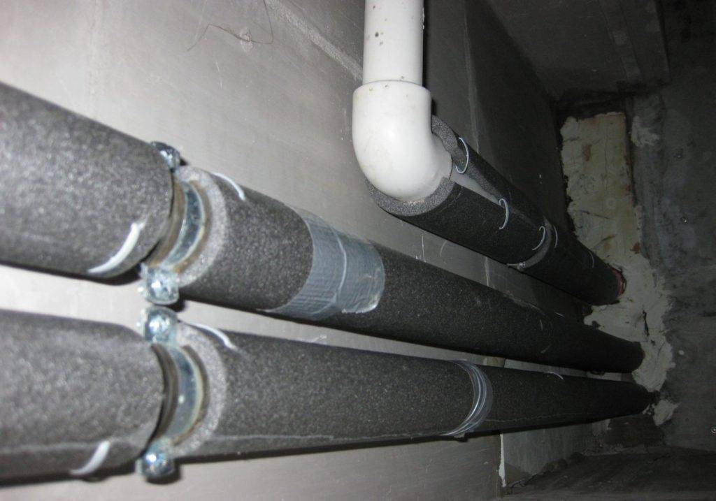 Утепление труб отопления в подвале - трубы и сантехника