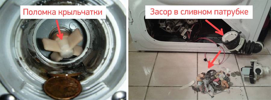 Почему стиральная машина не сливает воду и как устранить неисправность самостоятельно?