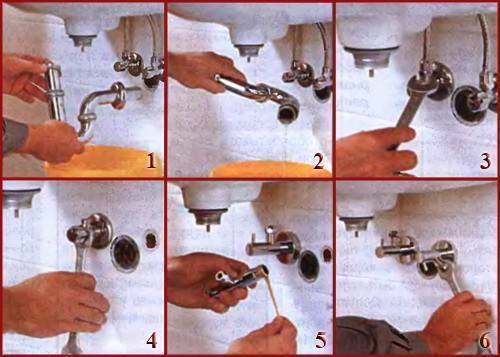 Как поменять прокладку в смесителе на кухне своими руками