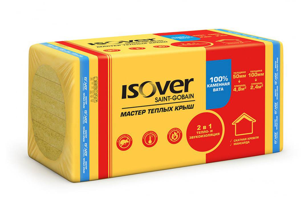 Изовер - утеплитель: технические характеристики теплоизоляции isover, стандарт плотности, рулон минеральной ваты толщиной 50 мм