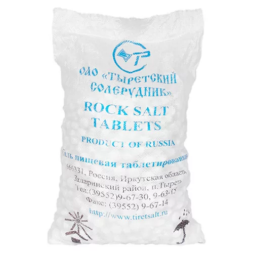 Соль таблетированная для водоочистки: особенности и применение