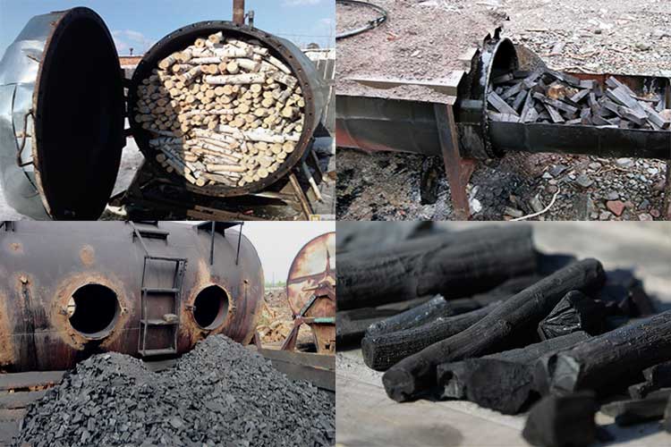Древесный уголь своими руками: способы изготовления