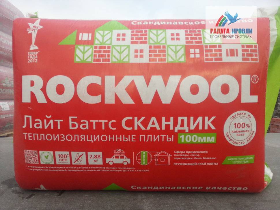 Rockwool лайт баттс - технические характеристики и плотность плит