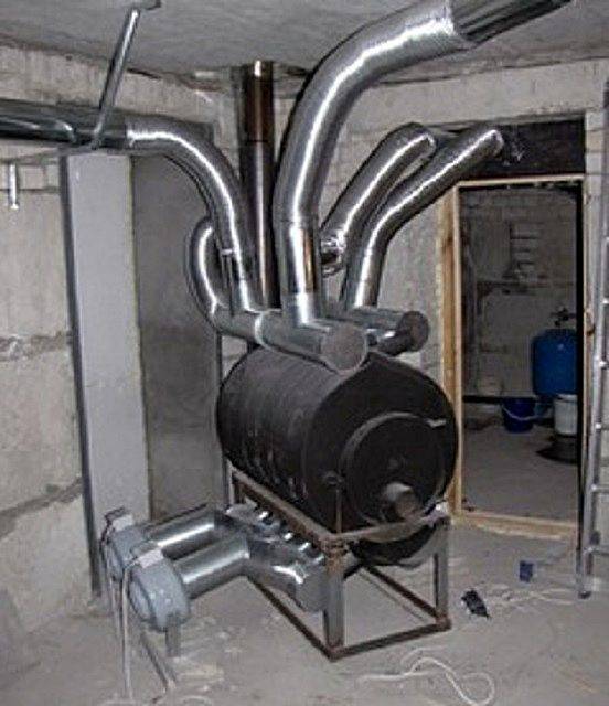 Система воздушного отопления для частного дома своими руками