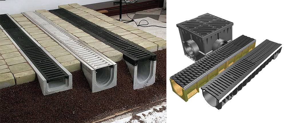 Ливневые (дождевые) лотки бетонные для канализации: жби, с решеткой | блог о бетоне