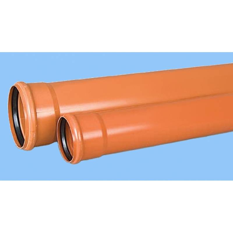 Труба канализационная рыжая: размеры пвх трубы для наружной канализации, чем отличается от серой и оранжевой