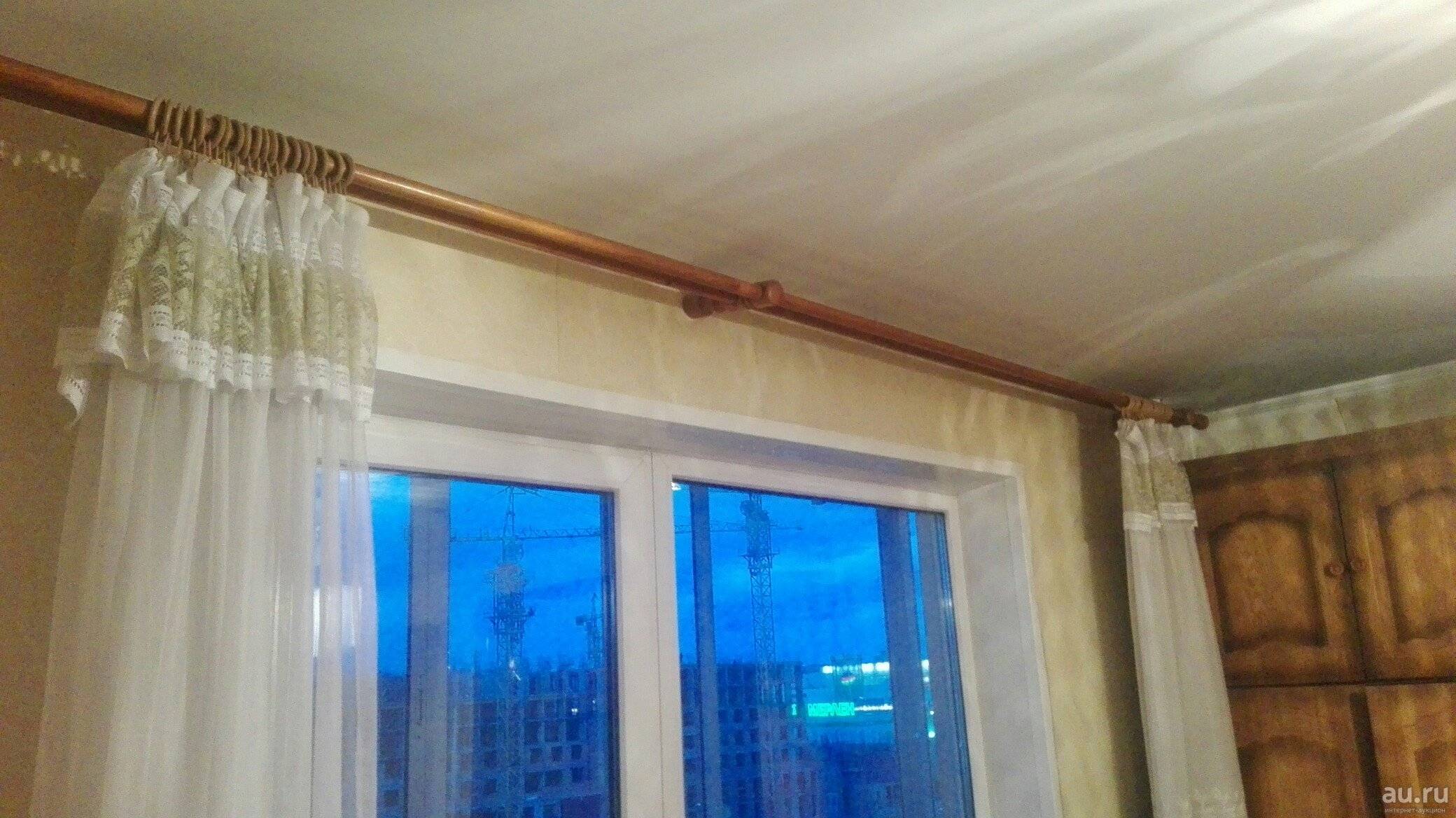Как повесить шторы без карниза