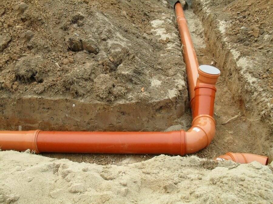 Канализационные трубы для наружной канализации: монтаж