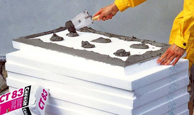 Чем приклеить пенопласт к бетону: строительный клей, жидкие гвозди
