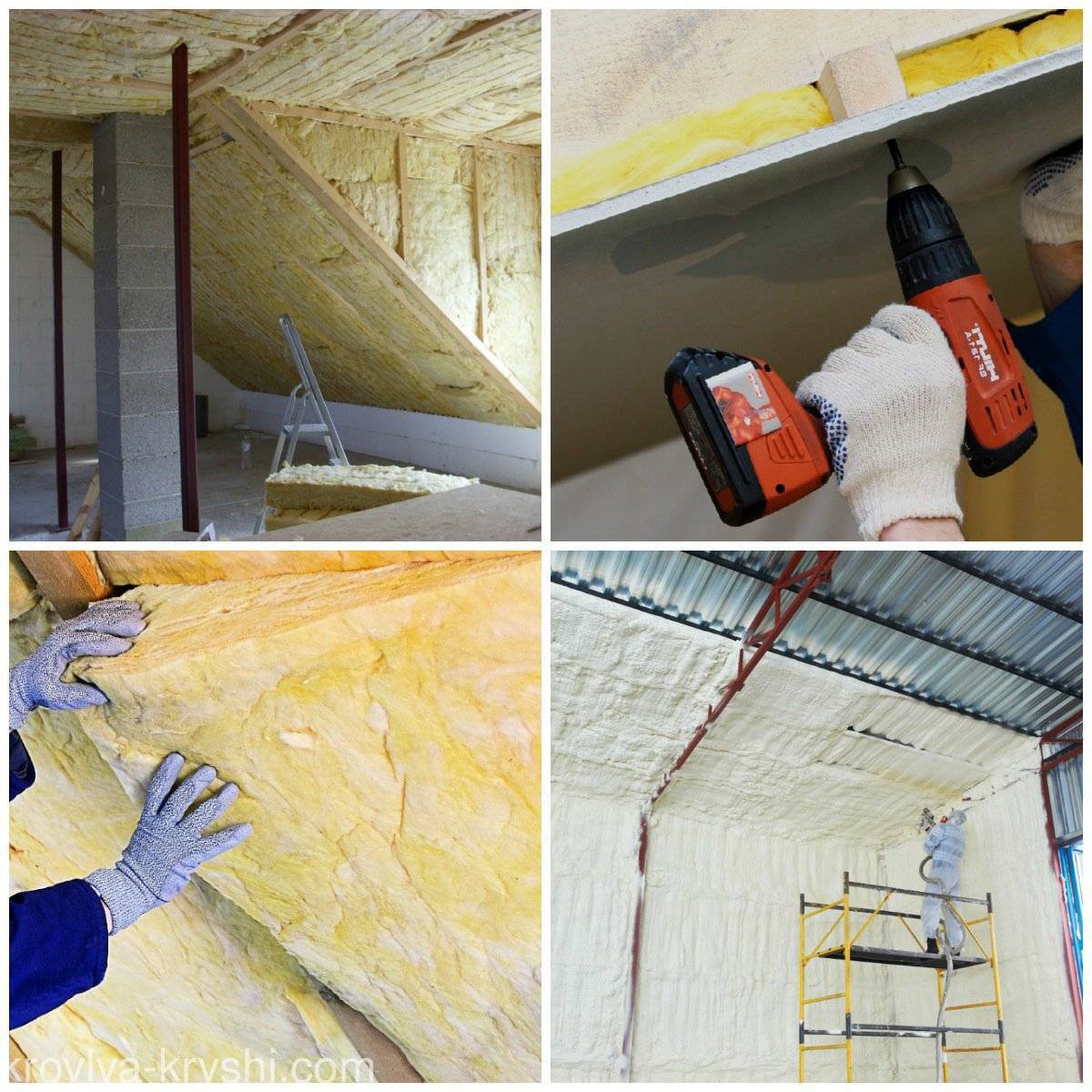 Утепление бетонного потолка изнутри: выбор материала, монтаж