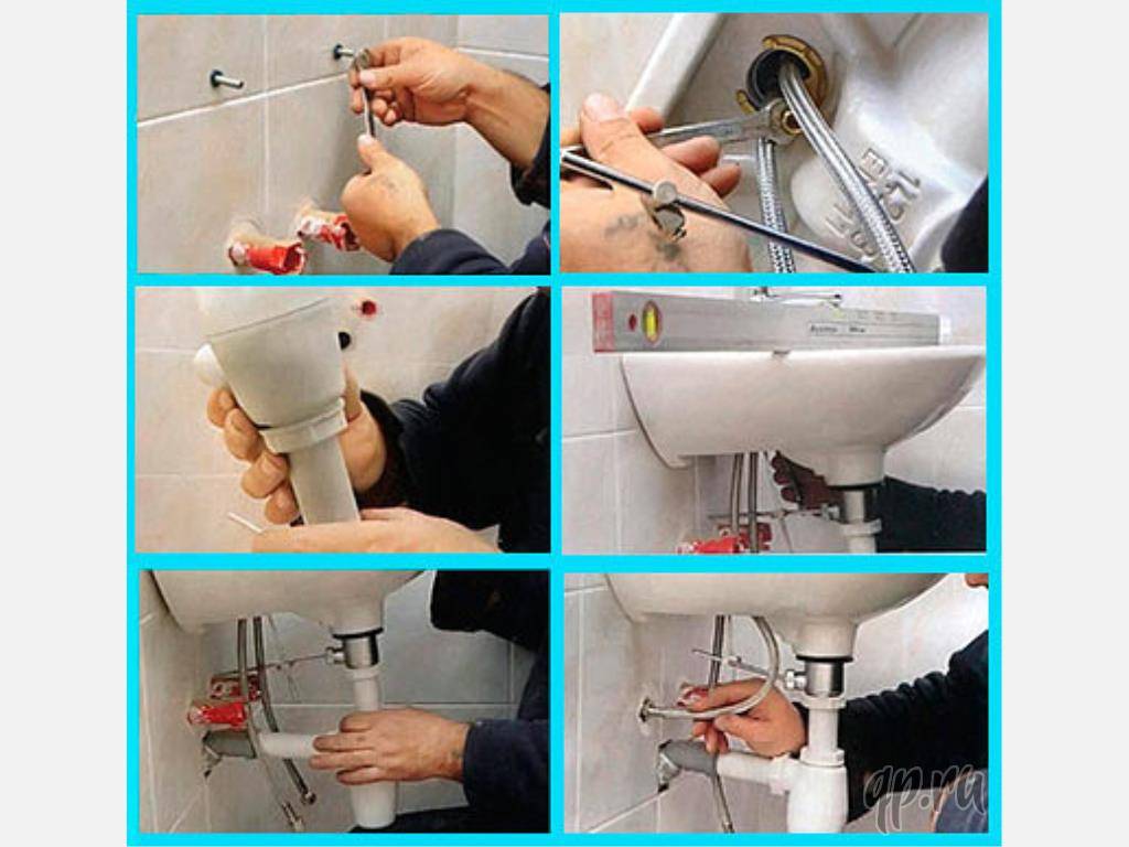 Установка раковины в ванной: как установить своими руками (+ видео)