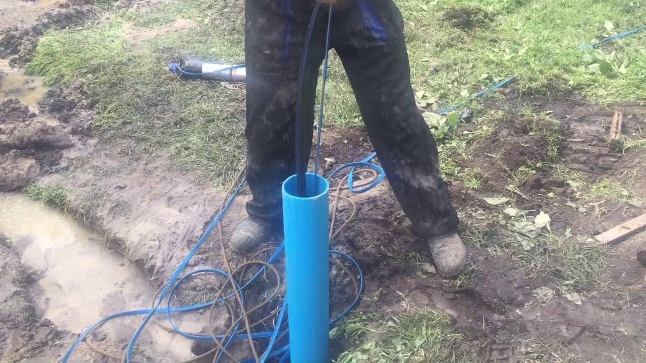 Как прокачать новую скважину под воду - строитель